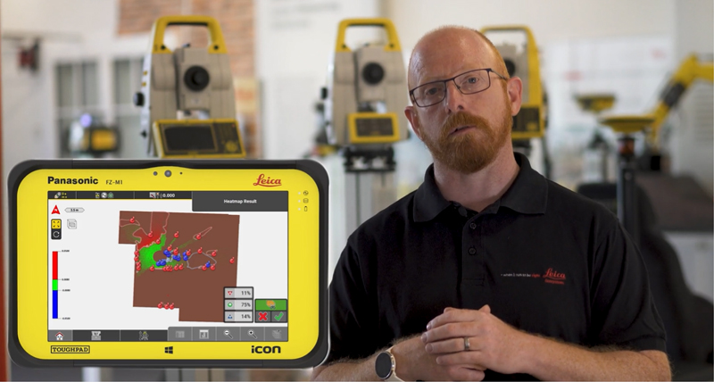 Logiciel Leica iCON field version 7 - Nouveau filtre automatique des données de scan dans la vérification